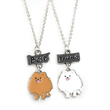 Carica l&#39;immagine nel visualizzatore di Gallery, 2 pz/set Gioielli Best Friends Collane con ciondoli Pendenti Cartoon Bella collana amici Set per bambini Regalo per bambini per ragazze 