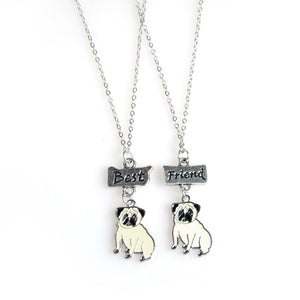 2 pz/set Gioielli Best Friends Collane con ciondoli Pendenti Cartoon Bella collana amici Set per bambini Regalo per bambini per ragazze 