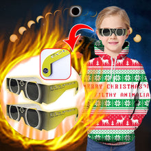 Load image into Gallery viewer, 2x Eclipse Glasses With High-quality Protective Film For Observing Solar E Clipse Create A Very Natural Bright Yellow Sunlight