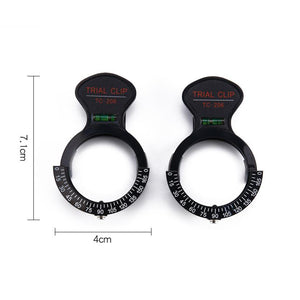 2x Optical Optometry Optician Test Trial Lens Frame Clip 0°-165° Scale Trial Frame Vision Check Optometry Optician Test