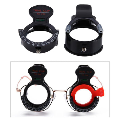2x Optical Optometry Optician Test Trial Lens Frame Clip 0°-165° Scale Trial Frame Vision Check Optometry Optician Test