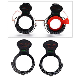 2x Optical Optometry Optician Test Trial Lens Frame Clip 0°-165° Scale Trial Frame Vision Check Optometry Optician Test