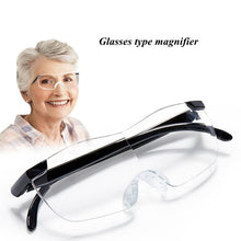 Load image into Gallery viewer, 3.0 times Magnifying Glass Reading Glasses Big Vision 400% up Presbyopic Glasses Magnifier Eyewear Presbyopia