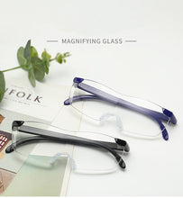 Load image into Gallery viewer, 3.0 times Magnifying Glass Reading Glasses Big Vision 400% up Presbyopic Glasses Magnifier Eyewear Presbyopia