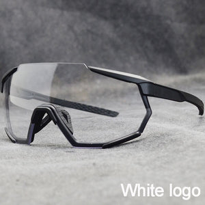 3 Lens Sports Riding Cycling Photochromic Sunglasses MTB Mountain Bike Bicycle Goggles Men's Women Cycling Eyewear