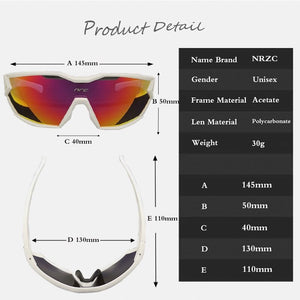 3 Lens SportsRiding Cycling Sunglasses MTB Fishing Hiking Mountain Bike Bicycle Goggles Men's Women Cycling Eyewear