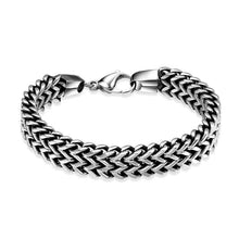 Load image into Gallery viewer, 316L Stainless Steel Bracelet Men Luxury Mens Charms Bracelets Vintage Fashion Jewelry Chain Cuban Link Bracelet Male pulseira