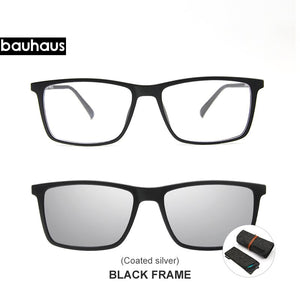 3174 Magnet Sunglasses Clip Mirrored Clip on Magnetic Sunglasses Clip on Glasses Men Polarized Clip Custom Prescription Myopia