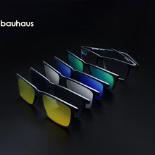 Load image into Gallery viewer, 3174 Magnet Sunglasses Clip Mirrored Clip on Magnetic Sunglasses Clip on Glasses Men Polarized Clip Custom Prescription Myopia