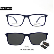 Load image into Gallery viewer, 3174 Magnet Sunglasses Clip Mirrored Clip on Magnetic Sunglasses Clip on Glasses Men Polarized Clip Custom Prescription Myopia