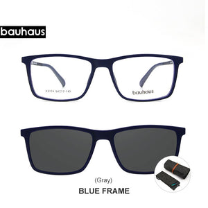 3174 Magnet Sunglasses Clip Mirrored Clip on Magnetic Sunglasses Clip on Glasses Men Polarized Clip Custom Prescription Myopia