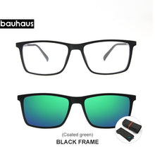 Load image into Gallery viewer, 3174 Magnet Sunglasses Clip Mirrored Clip on Magnetic Sunglasses Clip on Glasses Men Polarized Clip Custom Prescription Myopia