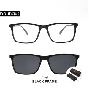 3174 Magnet Sunglasses Clip Mirrored Clip on Magnetic Sunglasses Clip on Glasses Men Polarized Clip Custom Prescription Myopia