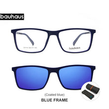 Load image into Gallery viewer, 3174 Magnet Sunglasses Clip Mirrored Clip on Magnetic Sunglasses Clip on Glasses Men Polarized Clip Custom Prescription Myopia