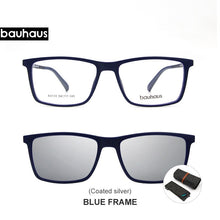 Load image into Gallery viewer, 3174 Magnet Sunglasses Clip Mirrored Clip on Magnetic Sunglasses Clip on Glasses Men Polarized Clip Custom Prescription Myopia