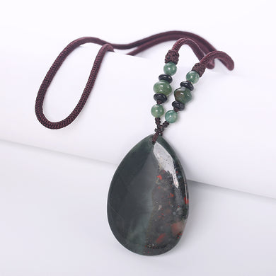 3A Natural Purple Quartz Agate Pendant Necklace Handmade Rose Tree Of Life Wrapped Drop Green Healing Crystal Statement Necklace
