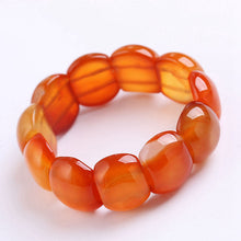 Load image into Gallery viewer, 3A Original Natural red Agates Bracelets Round Beads Ornaments Men Women Energy Jewelry Lover Christmas Gift Yoga Prayer Balance