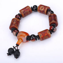 Load image into Gallery viewer, 3A Original Natural red Agates Bracelets Round Beads Ornaments Men Women Energy Jewelry Lover Christmas Gift Yoga Prayer Balance