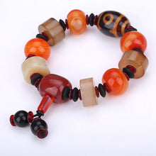 Load image into Gallery viewer, 3A Original Natural red Agates Bracelets Round Beads Ornaments Men Women Energy Jewelry Lover Christmas Gift Yoga Prayer Balance