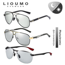 Load image into Gallery viewer, 3PCS Combined LIOUMO Brand Polarized Sunglasses For Men Women Photochromic Driving Eyewear Chameleon Anti-Glare Lenses