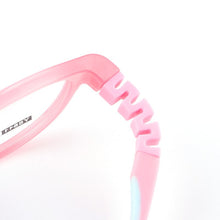 Load image into Gallery viewer, 4-9 Year-old  Kids Glasses Round TR90 Prescription Eyeglasses Myopia Children Silicone Rubber Cat Eye Girl Pink Spectacle