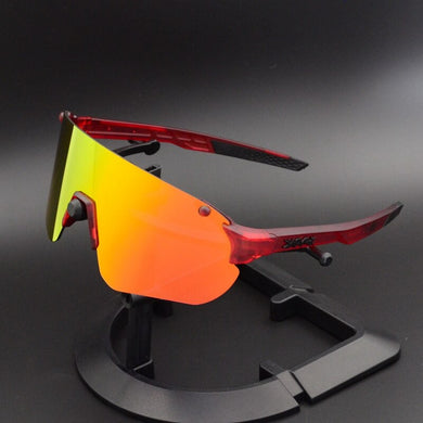 4 Lens Mountain Bike Sports Bicycle Photochromic Sunglasses Windproof Ski Goggles MTB Fishing Hiking Cycling Sun Glasses