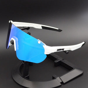 4 Lens Mountain Bike Sports Bicycle Photochromic Sunglasses Windproof Ski Goggles MTB Fishing Hiking Cycling Sun Glasses