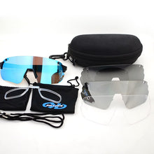 Load image into Gallery viewer, 4 Lens Mountain Bike Sports Bicycle Photochromic Sunglasses Windproof Ski Goggles MTB Fishing Hiking Cycling Sun Glasses