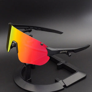 4 Lens Mountain Bike Sports Bicycle Photochromic Sunglasses Windproof Ski Goggles MTB Fishing Hiking Cycling Sun Glasses