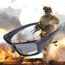 Carica l'immagine nel visualizzatore di Gallery, 4 lens Polarized Sunglasses UV protection Military  Glasses TR90 Army Google Bullet-proof Eyewear vole JBR CS