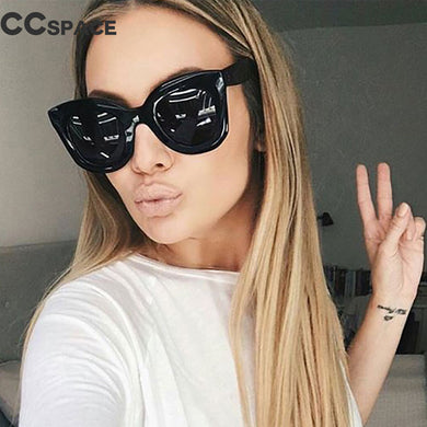45047 Metal Rivet Sunglasses For Women Cat Eye Brand Designer Glasses Lady Eyewear UV400 Protection