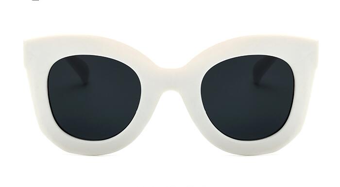 45047 Metal Rivet Sunglasses For Women Cat Eye Brand Designer Glasses Lady Eyewear UV400 Protection