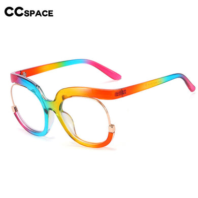 45057 Oversized Cat Eye Anti Blue Light Glasses Frames Women Computer Eyeglasses
