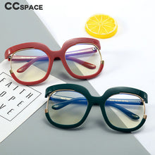Load image into Gallery viewer, 45057 Oversized Cat Eye Anti Blue Light Glasses Frames Women Computer Eyeglasses