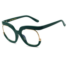 Load image into Gallery viewer, 45057 Oversized Cat Eye Anti Blue Light Glasses Frames Women Computer Eyeglasses