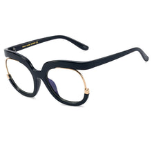 Load image into Gallery viewer, 45057 Oversized Cat Eye Anti Blue Light Glasses Frames Women Computer Eyeglasses