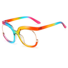 Load image into Gallery viewer, 45057 Oversized Cat Eye Anti Blue Light Glasses Frames Women Computer Eyeglasses