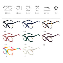 Load image into Gallery viewer, 45057 Oversized Cat Eye Anti Blue Light Glasses Frames Women Computer Eyeglasses