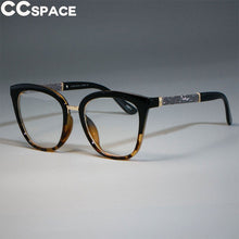 Load image into Gallery viewer, 45074 Cat Eye Optical Lady Square Glasses Frames Women Shiny Legs EyeGlasses Eyewear