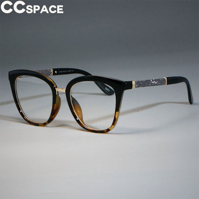 45074 Cat Eye Optical Lady Square Glasses Frames Women Shiny Legs EyeGlasses Eyewear