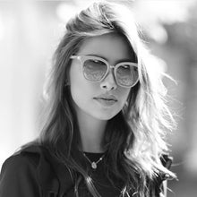 Load image into Gallery viewer, 45074 Cat Eye Optical Lady Square Glasses Frames Women Shiny Legs EyeGlasses Eyewear