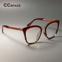 Load image into Gallery viewer, 45074 Optical Lady Square Glasses Frames Women Shiny Red Color EyeGlasses Eyewear