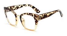Load image into Gallery viewer, 45079 Lady Oversized Glasses Frames For Women Brand Designer Optical EyeGlasses Rivet T Cat Eye Eyewear