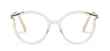 Load image into Gallery viewer, Lady Metal Hollow Round Glasses Frames For Women Cat Eye Brand Designer Optical EyeGlasses Fashion Eyewear