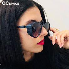 Load image into Gallery viewer, 45119 Steampunk Retro Sunglasses Men Women Shades UV400 Vintage Glasses