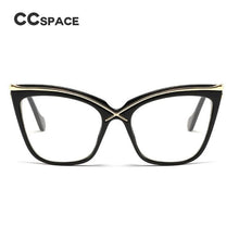 Load image into Gallery viewer, 45124 Ladies Cat Eye Brow Line Glasses Frames Men Women Brand Designer Optical EyeGlasses Eyewear