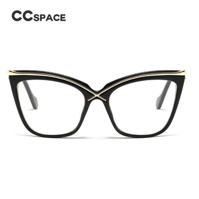 45124 Ladies Cat Eye Brow Line Glasses Frames Men Women Brand Designer Optical EyeGlasses Eyewear