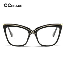 Load image into Gallery viewer, 45124 Ladies Cat Eye Brow Line Glasses Frames Men Women Brand Designer Optical EyeGlasses Eyewear