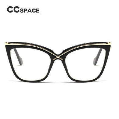 45124 Ladies Cat Eye Brow Line Glasses Frames Men Women Brand Designer Optical EyeGlasses Eyewear