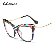 Load image into Gallery viewer, 45124 Ladies Cat Eye Brow Line Glasses Frames Men Women Brand Designer Optical EyeGlasses Eyewear